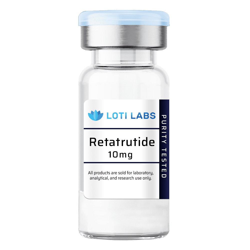 Retatrutide 10mg Research Peptide: Triple Agonist by Loti Labs