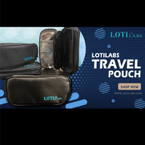 Loti Travel Pouch for Safely Storing Research Materials